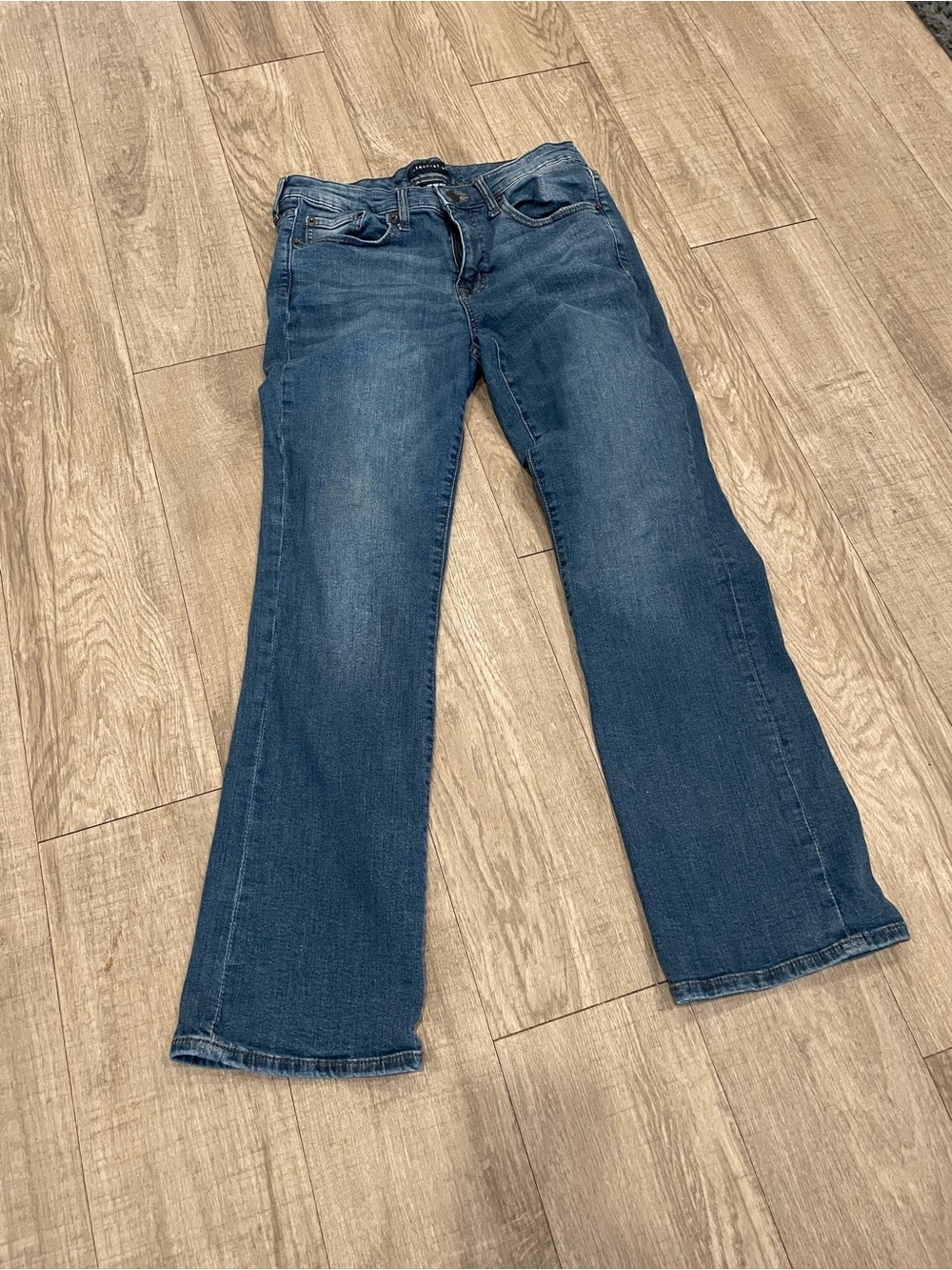 Aeropostale mid rise bootcut denim jeans women’s 10S medium wash stretch fabric